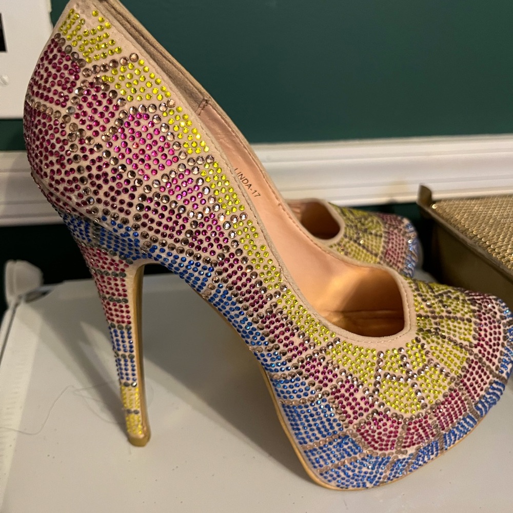 Multicolor Heels